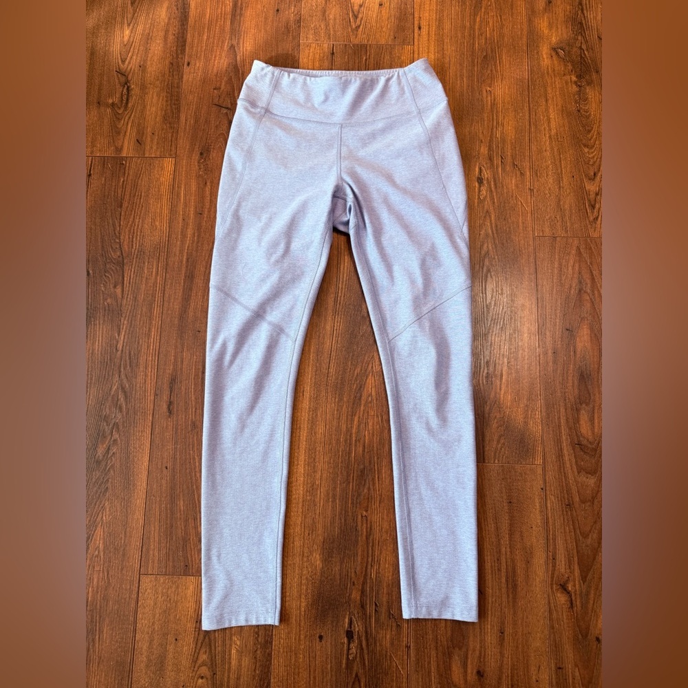 Outdoor Voices Women's Leggings Heathered Blue Size Small Athletic Workout Yoga